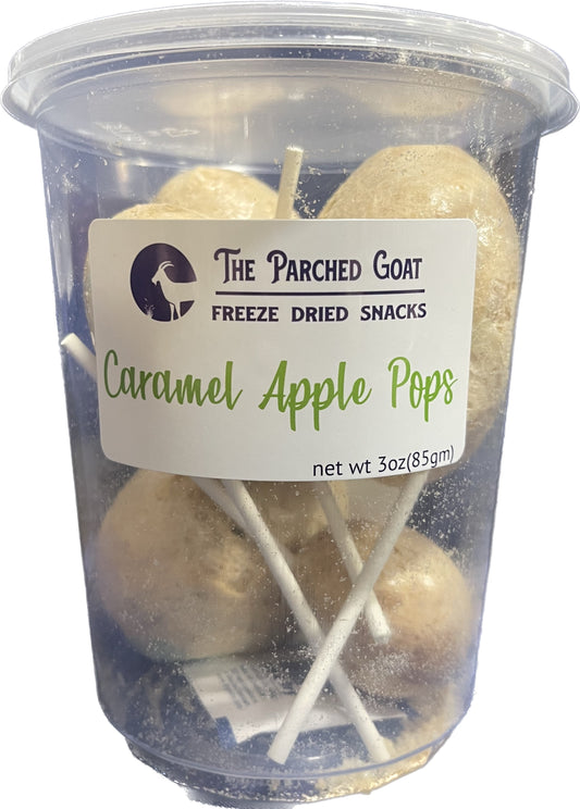 Caramel Apple Pops-freeze dried candy